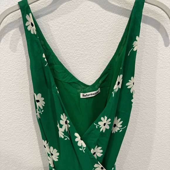 Reformation Anchorage Dazed Wrap Mini Dress - Picture 3 of 5